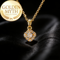 (5g  P:43cm) Rantai Leher Loket Seri Berlian | Emas Aloi GP Premium ( Gold Plated with 24 K)
