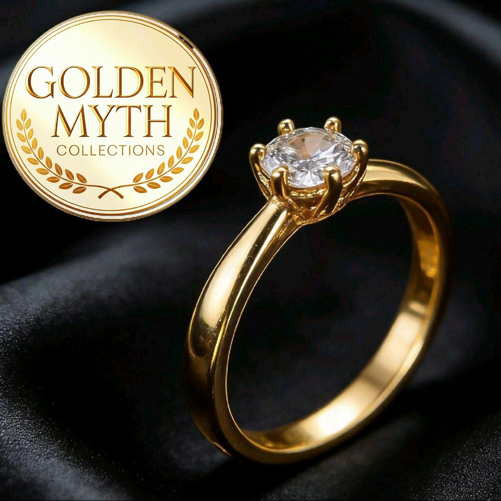 Cincin Belian Pentagon boleh laras | Emas GP Premium ( Gold Plated Premium 24 K)