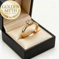 Cincin Belian Pentagon boleh laras | Emas GP Premium ( Gold Plated Premium 24 K)