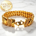 (30g 1.4cm) Elegant Curve Bracelet | Premium Alloy Gold Plated with 24K