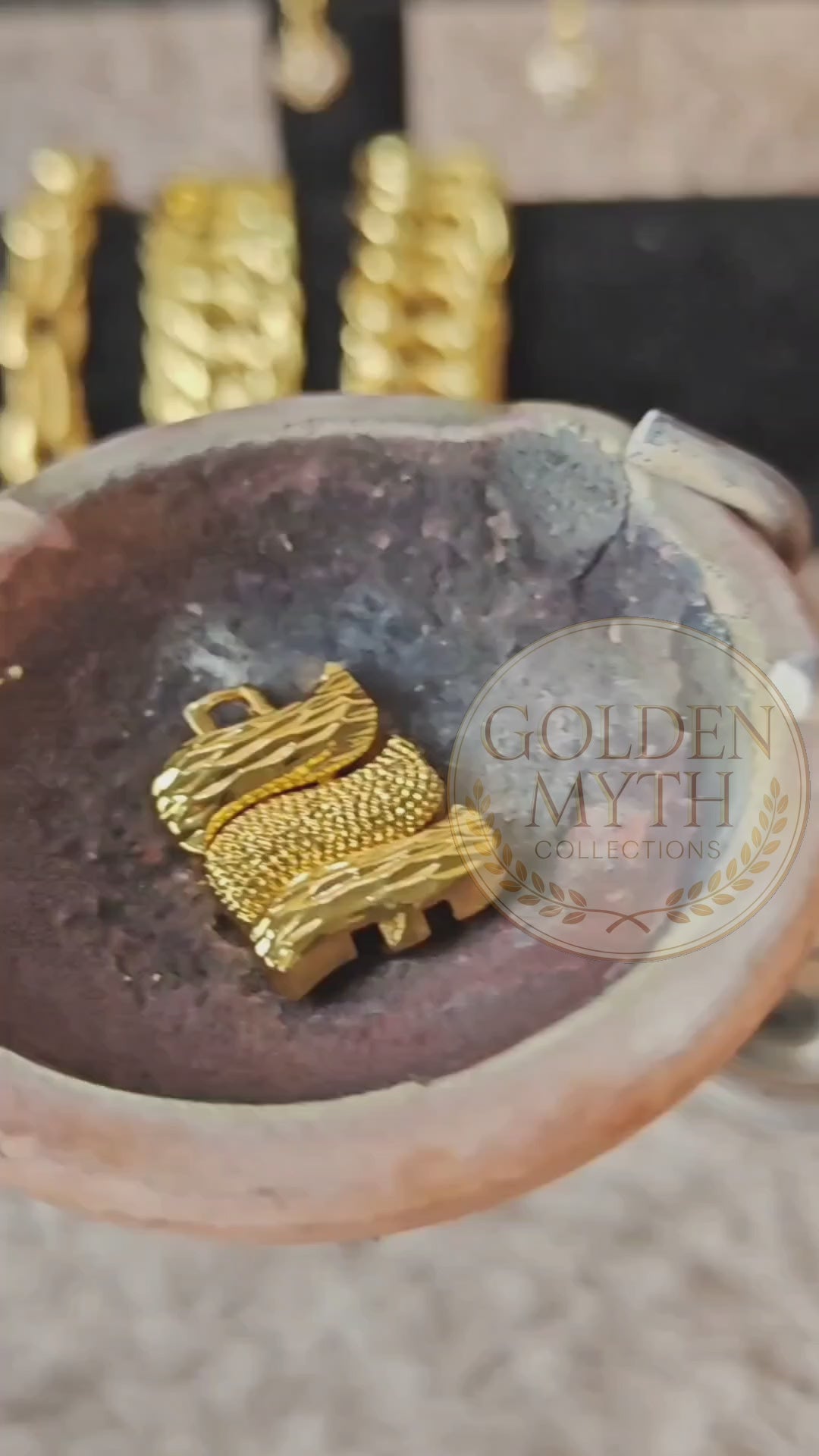 (30g 1.4cm) Rantai tangan lengkok Anggun | Emas Aloi GP Premium (Gold Plated with 24 K)